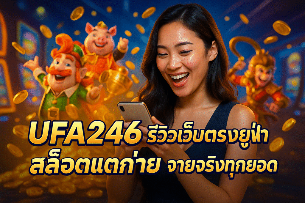 UFA246 รีวิวเว็บตรงยูฟ่า สล็อตแตกง่าย จ่ายจริงทุกยอด