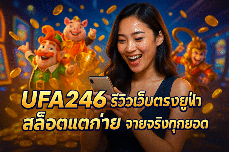 UFA246 รีวิวเว็บตรงยูฟ่า สล็อตแตกง่าย จ่ายจริงทุกยอด